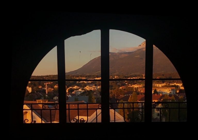 Vue du grenier crépuscule